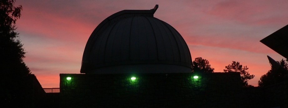 view of observatory at dawn